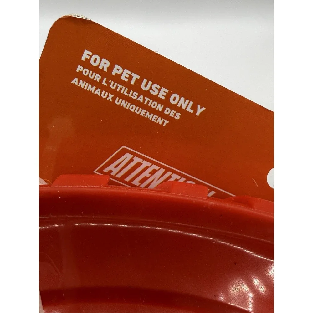Nerf Dog Tire Flyer Dog Toy 10 Inch Red Durable Floating TPR 1111-2096